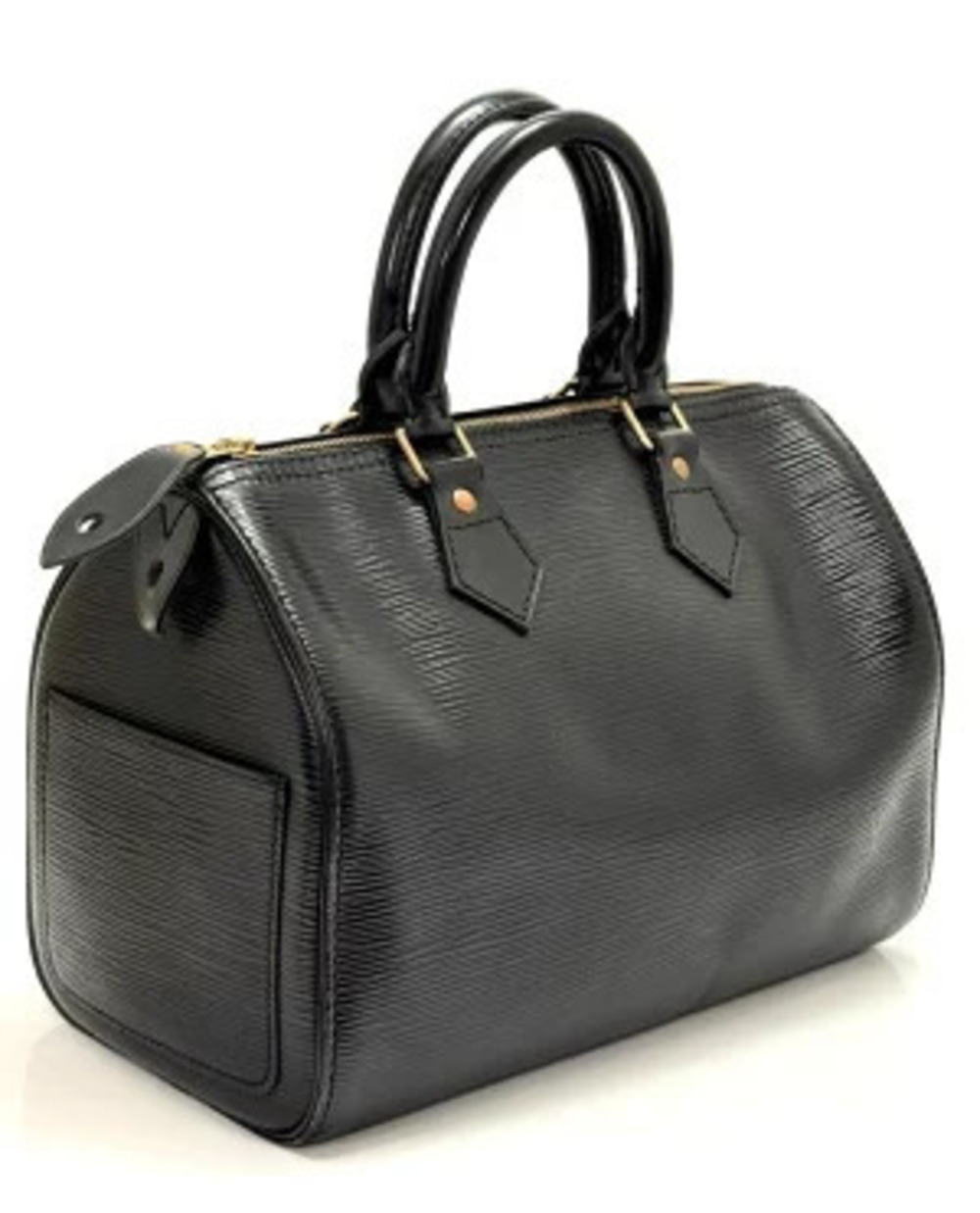 Louis Vuitton Speedy Boston Bag Epi Leather Black